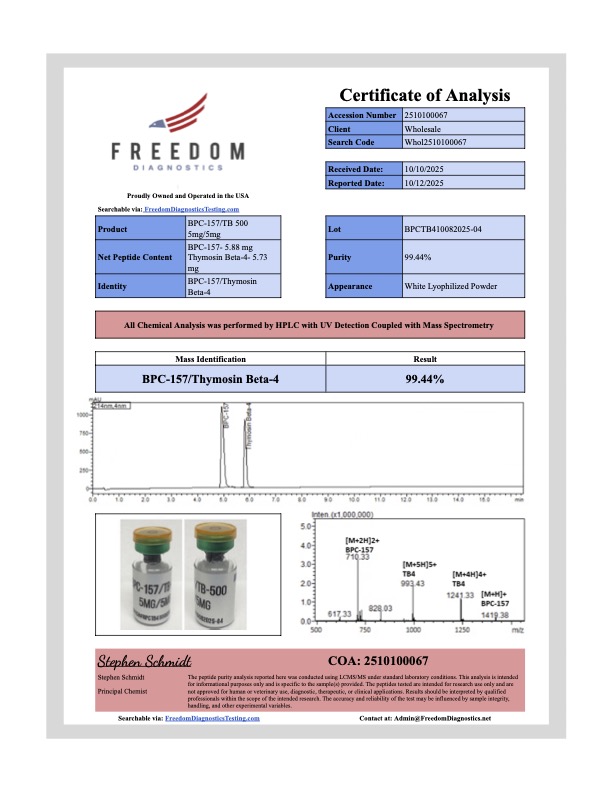 BPC-157 10mg + TB-500 10mg - Image 2