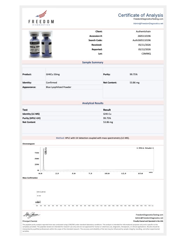 GHK-CU 50mg - Image 2