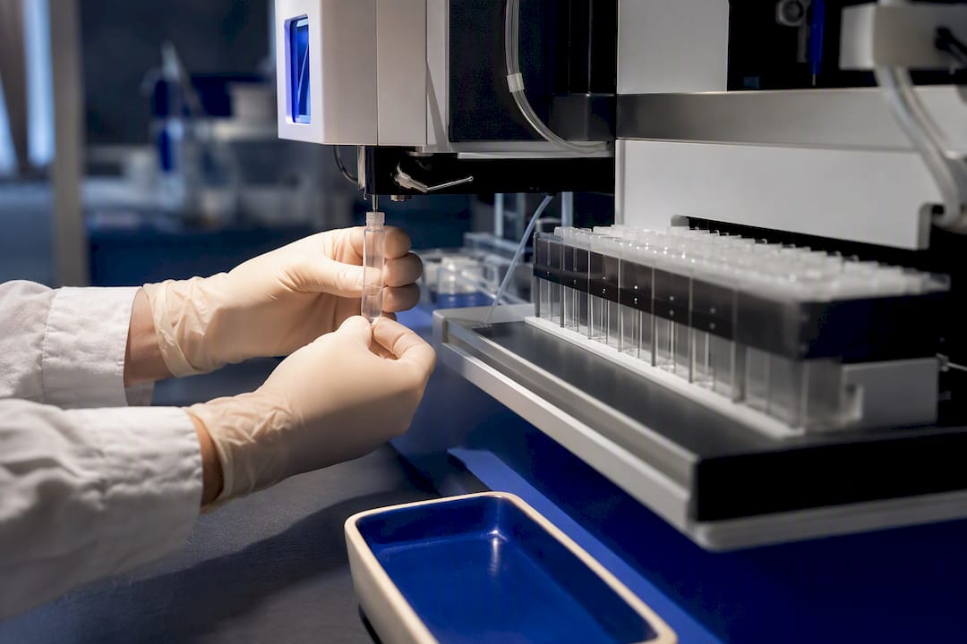 Peptide purification in an analytical laboratory