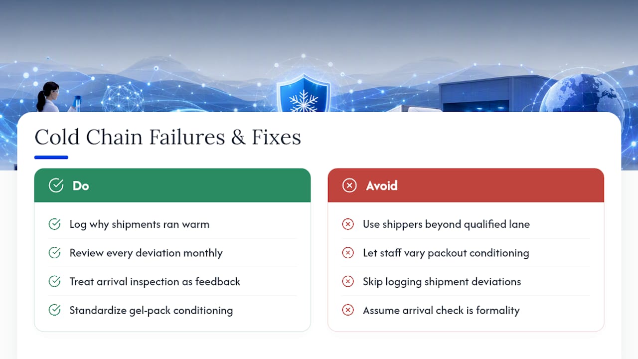 What Do Cold Chain Failures Actually Look Like in Practice? — overview diagram